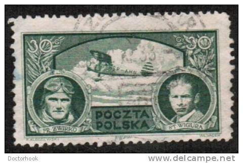 POLAND  Scott #  C 10  VF USED - Usados