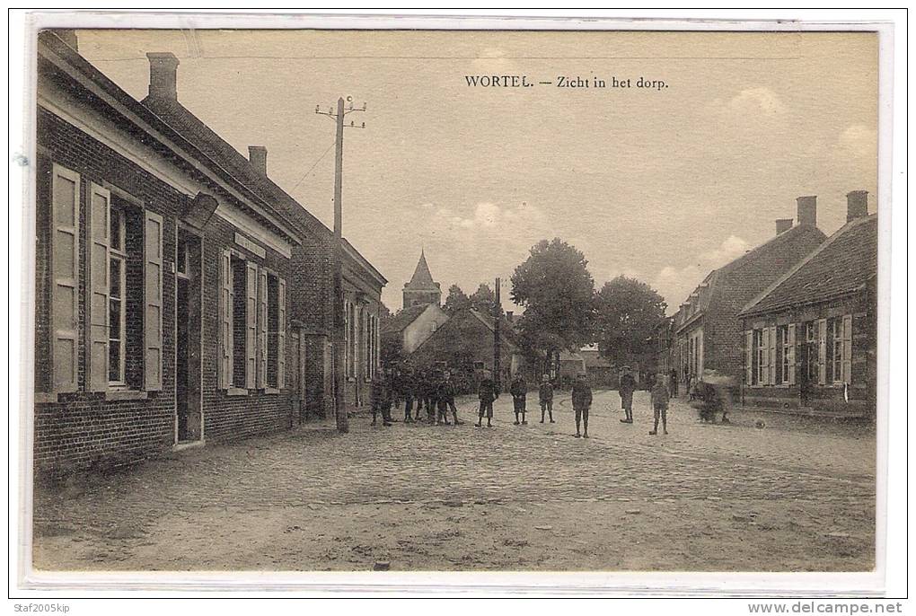 WORTEL - Zicht In Het Dorp - Hoogstraten