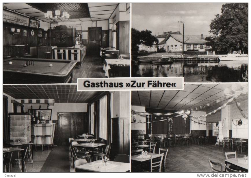 AK Burgwall (Gransee), Gasthaus "Zur Fähre", Um 1984 - Gransee