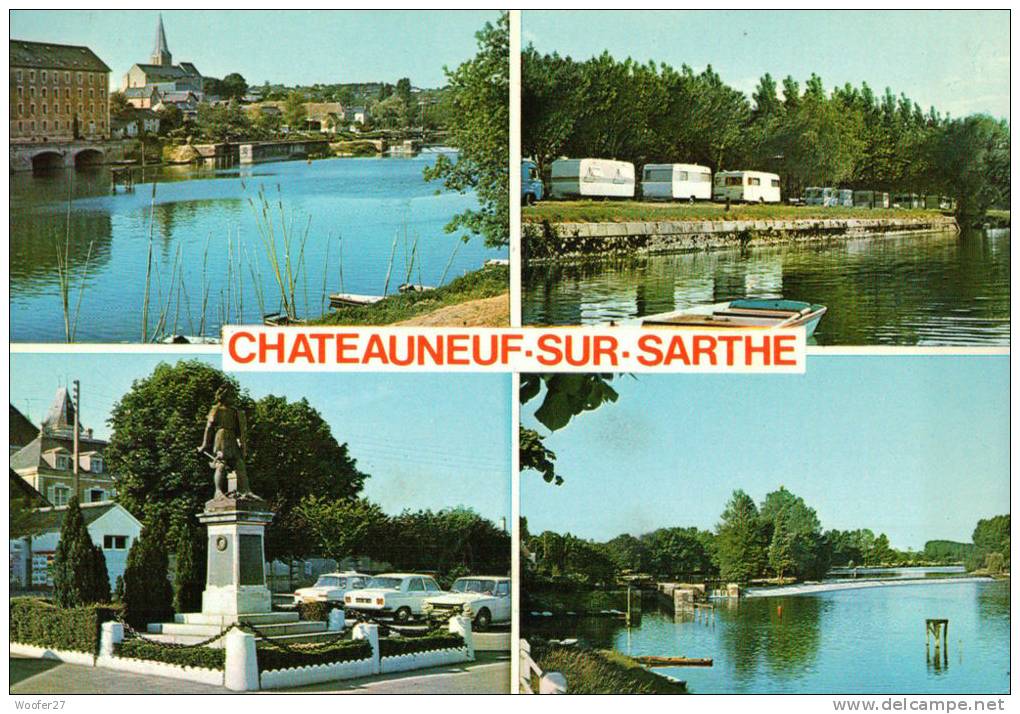 CPM    CHATEAUNEUF SUR SARTHE   Multivues - Chateauneuf Sur Sarthe