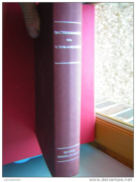 DICTIONNAIRE DES COMMUNES-EDITIONS BERGER-LEVRAULT-1968-TRENTE ET UNIEME EDITION-FRANCE METROPOLITAINE-OUTRE-MER- - Dictionaries