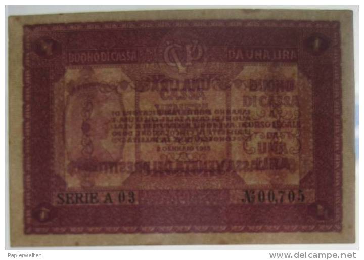 Italia - Cassa Veneta Dei Prestiti - 1 Lira 1918 (WPM Italy M4) - Oostenrijkse Bezetting Van Venetië