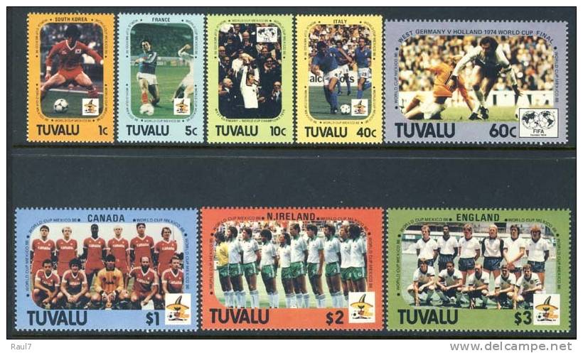 Tuvalu - 1986 - Mondialde Football, Mexico 86 - 8v Neufs ** // Mnh - Tuvalu