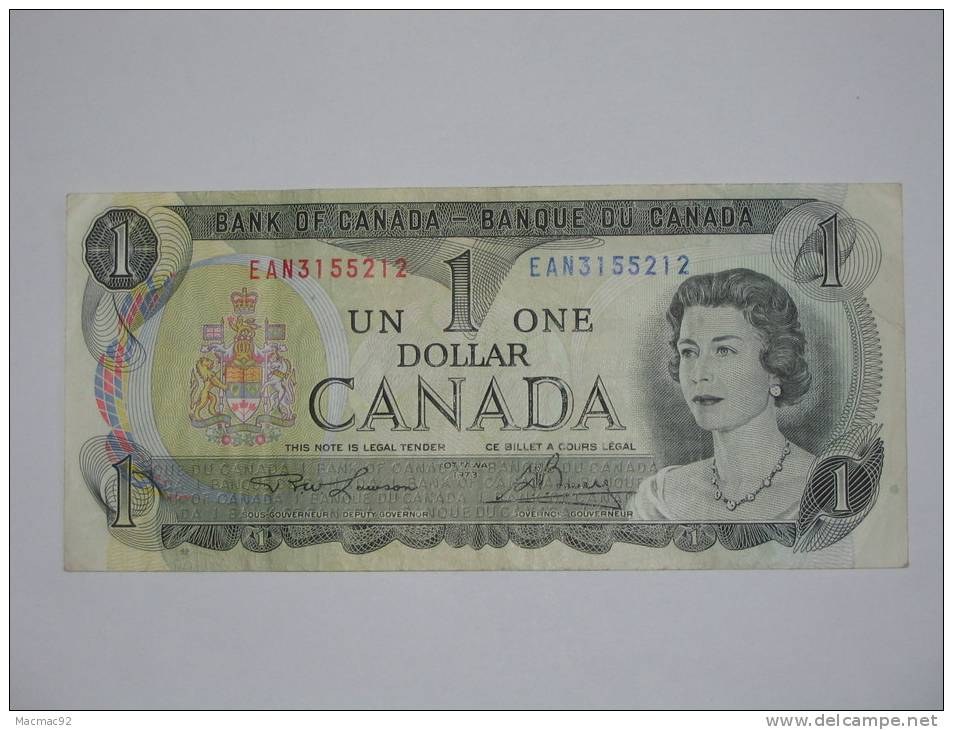 1 Dollar 1973 - CANADA - One Dollar. - Canada