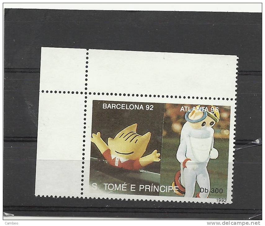 SAO TOME E PRINCIPIE OLYMPIC GAMES BARCELONA 1992 OLYMPIQUES  JEUX  KOBI MASCOT PET - Summer 1992: Barcelona