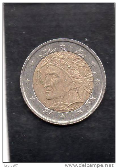 PIECE DE 2 EURO ITALIE 2005 - TYPE B - Italie