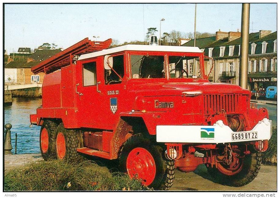 CPM - PLANCOET (22) - Camion Citerne Feux De Forêts REO M 109  Mars 1994 -(Thème Des Sapeurs-Pompiers) - Feuerwehr