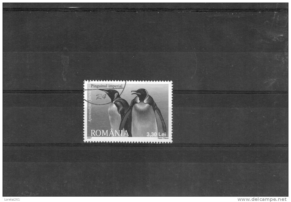 2007 - La Faune Protégées  YV = 5267 Et Michel = 6258 Pinguinul Imperial - Usado