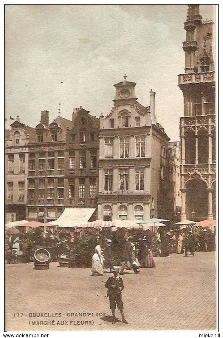 BRUXELLES-GRAND'PLACE-MARCHE  AUX FLEURS - Markets