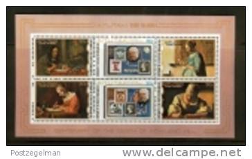 AITUTAKI 1979 MNH Block Rowland Hill S/s 273-278 - Rowland Hill