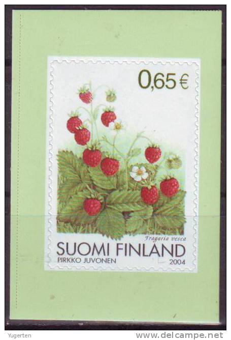 FINLAND SUOMI 2004 - MNH (**) - Fragaria Vesca - FLORE - Self Adhesive - Autocollant - Neufs