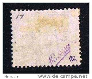 1877  Stemma  40 C.  Gomma Parziale  Firmato - Unused Stamps