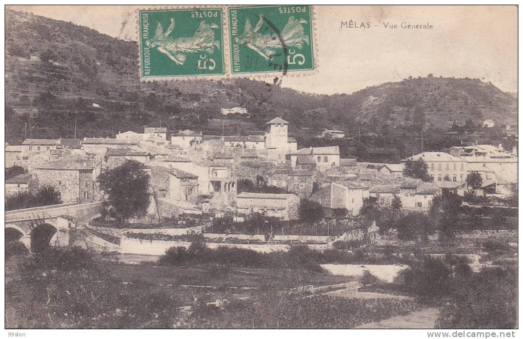 07 - MELAS - Vue Générale - Le Teil