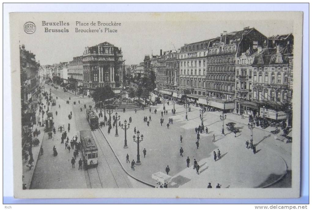 Bruxelles - Place De Brouckère, Animation Tram-way - Public Transport (surface)