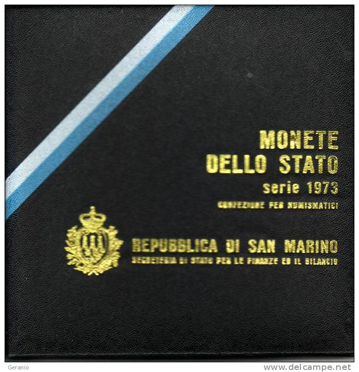 SAN MARINO DIVISIONALE 1973 COMPLETA - San Marino