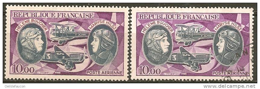 FRANCE - Yvert - 47** + 47 - Cote 6.50 € - 1960-.... Neufs