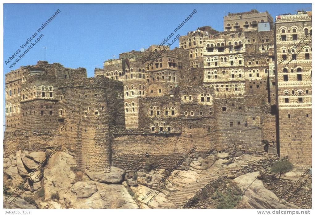 YEMEN : View Of Al Hajarah Manakha - Yémen