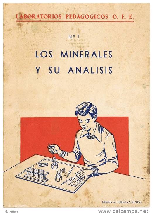 Libro MINERALES Y Sus Analisis, Cuaderno Pedagogico 1. Años 1940-1950 - Scolaires