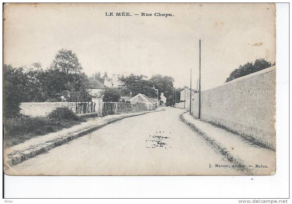 LE MEE - Rue Chapu - Le Mee Sur Seine