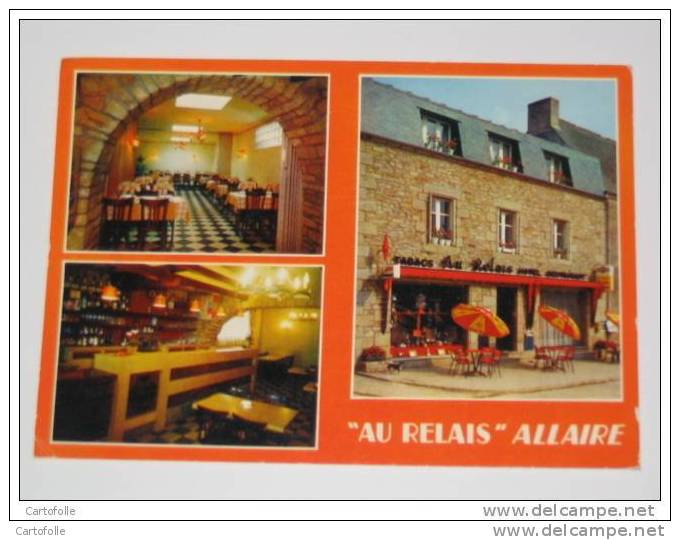 Lot 393 -1-  Allaire Restaurant " Au Relais "  Place De L´église J SEBILLET  Propriétaire - Allaire