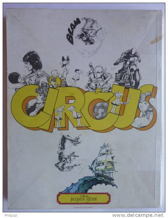 RECUEIL - ALBUM Magazine CIRCUS N° 1 ( 1 à 4 )  1975 - Circus