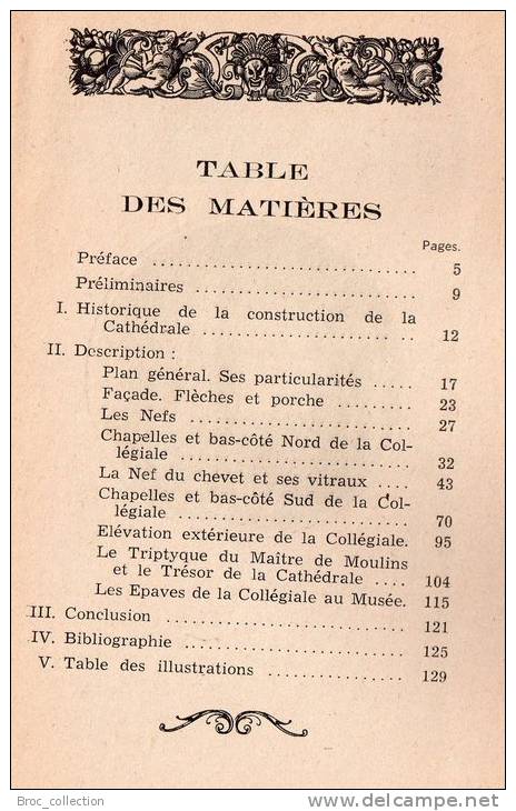 La Cathédrale De Moulins, André Guy, 1950, Préface D´Emile Male - Bourbonnais