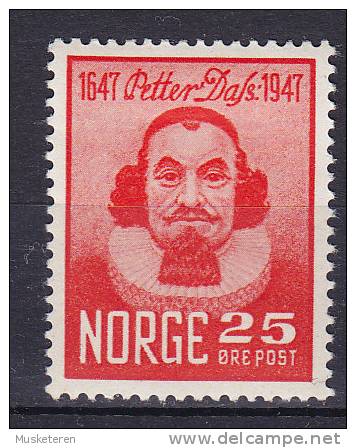 Norway 1947 Mi. 334      25 Ø Peter Dass MH* - Nuovi