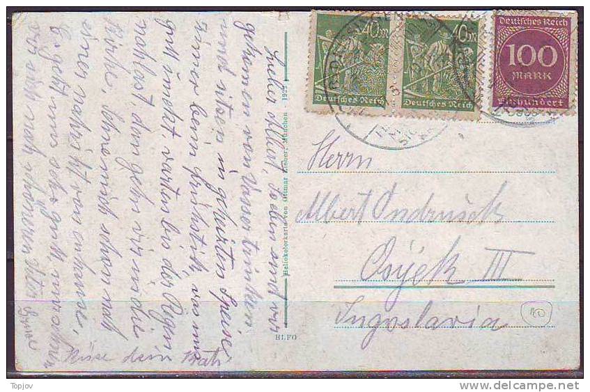 REICH GERMANY - INFLA MeF  Mi. 244 X 2 + 268  - 1923 - Sonstige & Ohne Zuordnung