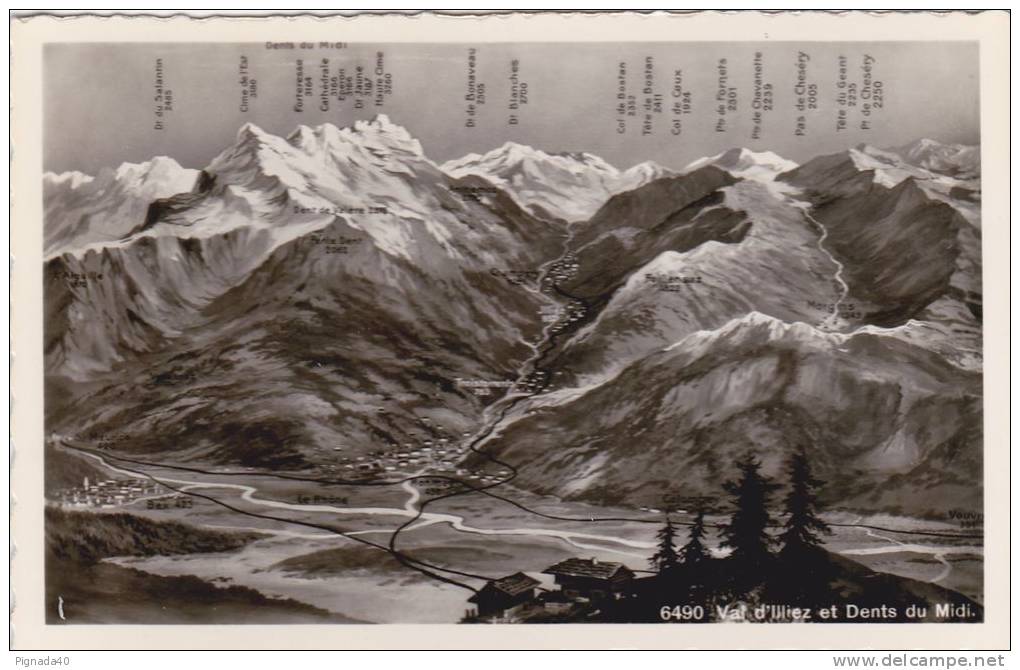 Cp , SUISSE , Val D'Illiez Et Dents Du Midi - Val-d'Illiez 