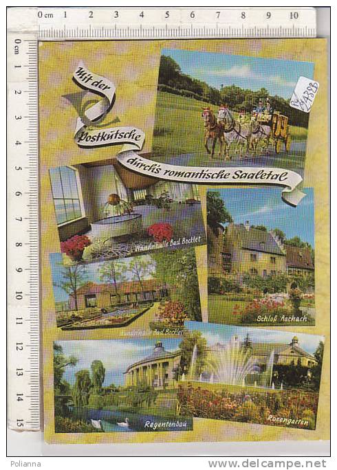 PO2432B# GERMANIA - GERMANY - SAALETAL - CARROZZA CAVALLI - WANDELHALLE BAD BOCKLET  No VG - Halle (Saale)