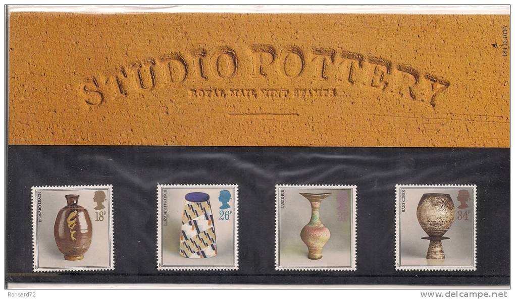 1987 - Studio Pottery - Presentation Packs