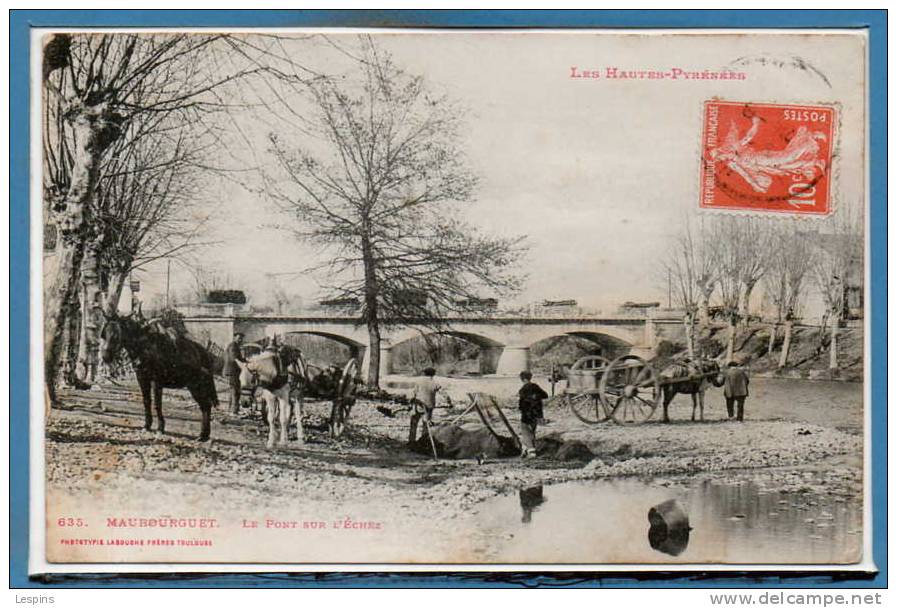 65 - MOUBOURGUET -- Le Pont Sur L'Echez - Maubourguet