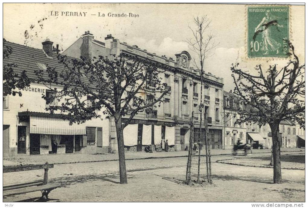 CPA(78)  LE PECQ   La Grande Rue - Le Perray En Yvelines