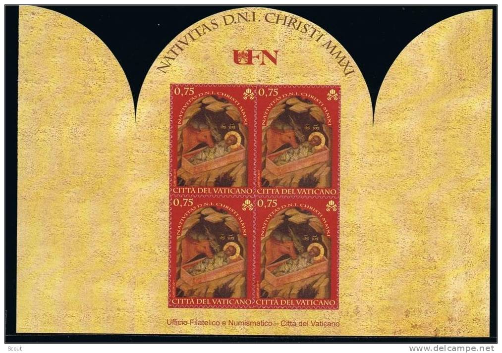 VATICANO – VATICAN CITY - VATICAN - 2011 - NATALE - LIBRETTO ** MNH - Ungebraucht