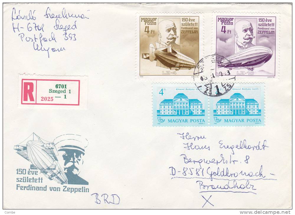 Tres Belle Lettre  Recommande Hongrie, Szeged 1 / 1144 - Poststempel (Marcophilie)