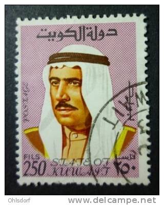 KUWAIT 1969-74: Scott 473 / Y&amp;T 459  / Mi 467 / SG 468, Sheik Sabah, O - FREE SHIPPING ABOVE 10 EURO - Koeweit