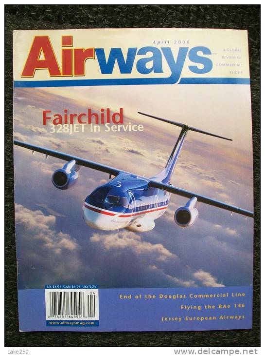 RIVISTA AIRWAYS APRILE 2000   Aviazione Aerei - Verkehr