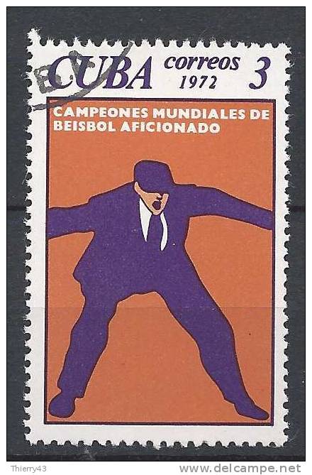 Cuba 1972 -  Sport, World Championship  Baseball   Y&T 1640  Mi. 1831  Used, Oblitéré, Gest. - Usados