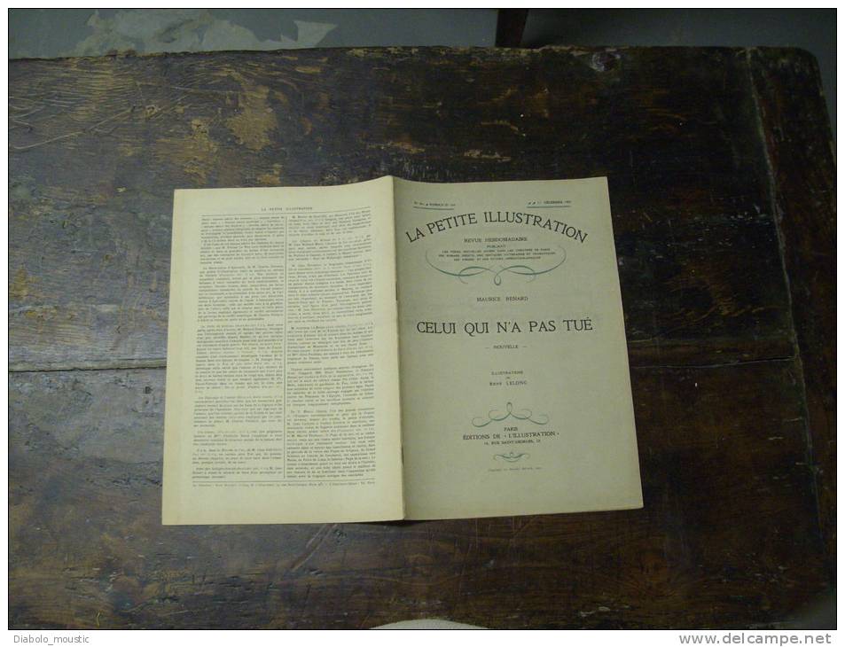 1925  Roman De Maurice Renard   CELUI QUI N'A PAS TUE   Illustrations De René Lelong - French Authors