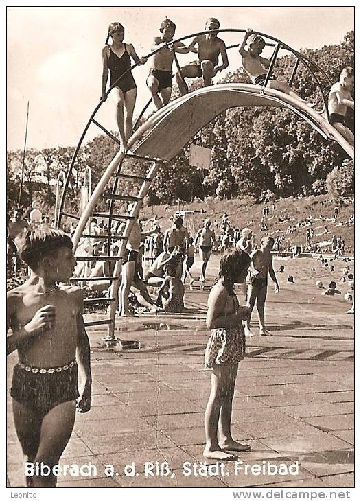 BIBERACH RISS Städt. Freibad 1957 - Biberach