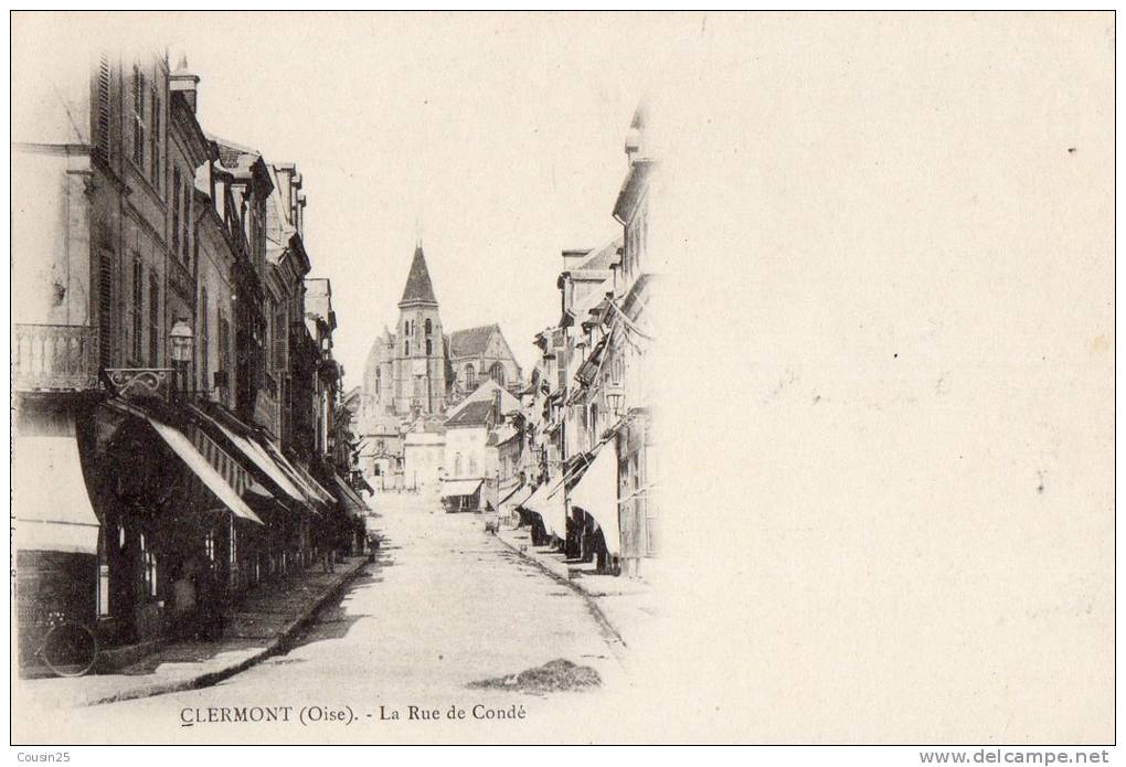 60 CLERMONT - La Rue De Condé - Clermont