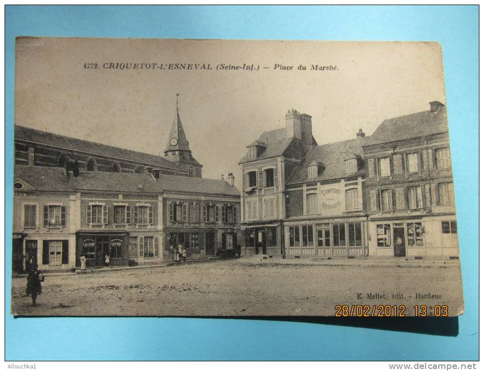 CPA De CRIQUETOT-L'ESNEVAL Place Du Marché Criquetot-l'Esneval Est Une Commune Dans La Seine-Maritime Haute-Normandi - Criquetot L'Esneval