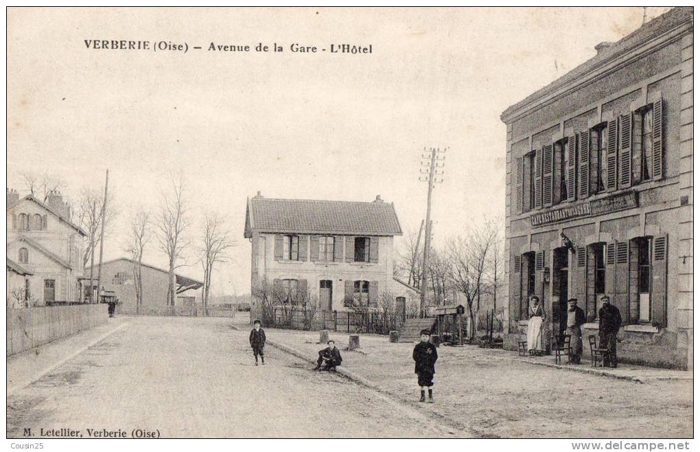 60 VERBERIE - Avenue De La Gare - L'Hôtel - Verberie