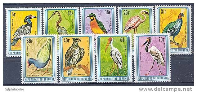 BURUNDI 802/10 Et PA0487/95 Oiseaux - Ungebraucht