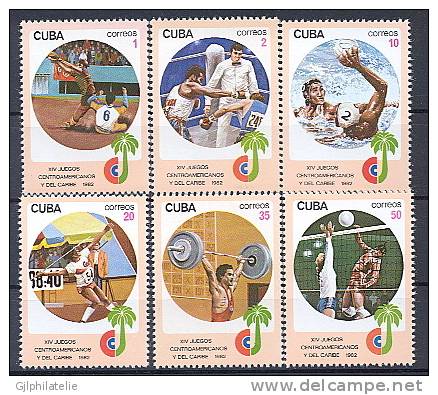 CUBA 2377/82 Jeux D´Amérique Centrale Et Des Caraïbes - Neufs