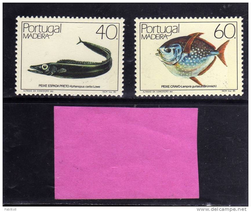 MADERA - MADEIRA 1985 FAUNA MARINA -  FAUNA MARINE - FAUNA MARINHA MNH - Madeira