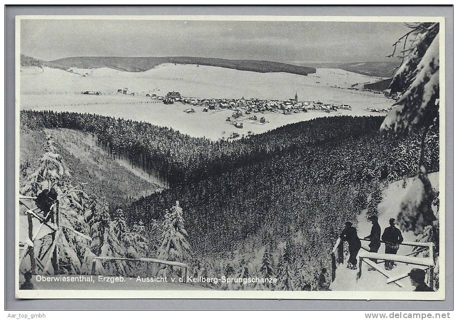 DE Sa Oberwiesenthal 1935-01-19 Foto Von Sprungschanze - Oberwiesenthal