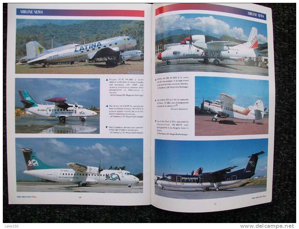 RIVISTA WORLD AIRLINE FLEETS MARZO 2001 N°161 Aviazione Aerei - Verkehr