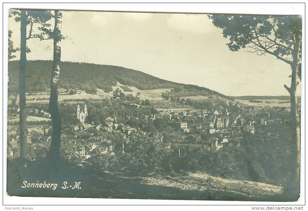 Sonneberg In Thüringen, Gesamtansicht, 1921 - Sonneberg