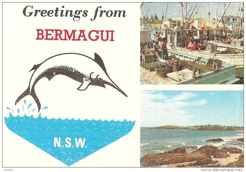 Greetings From BERMAGUI New South Wales Australia - Autres & Non Classés